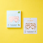 Masque yeux hydratant avec packaging et sachet soin hydratation peau