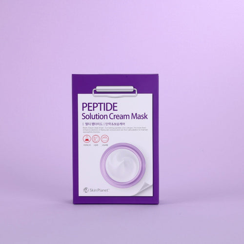 Masque visage anti âge aux peptides pour hydrater et raffermir la peau efficacement