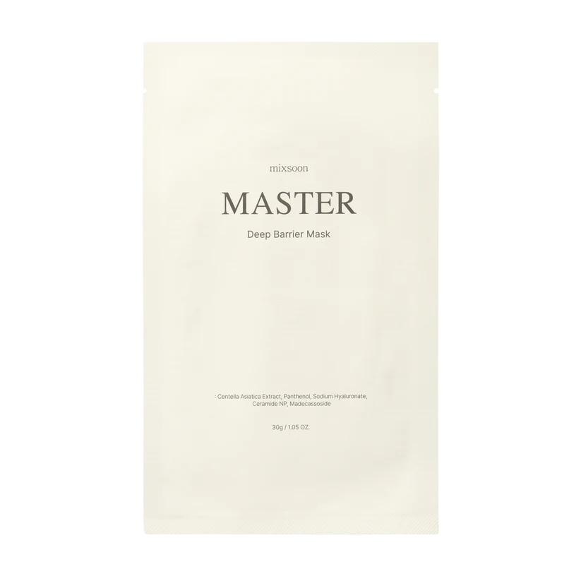 Masque visage Mixsoon Master Deep Barrier Mask pour réparer et renforcer la barrière cutanée