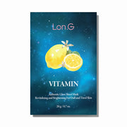 masque visage vitamine C Long.G anti teint terne pour une peau lumineuse et revitalisée