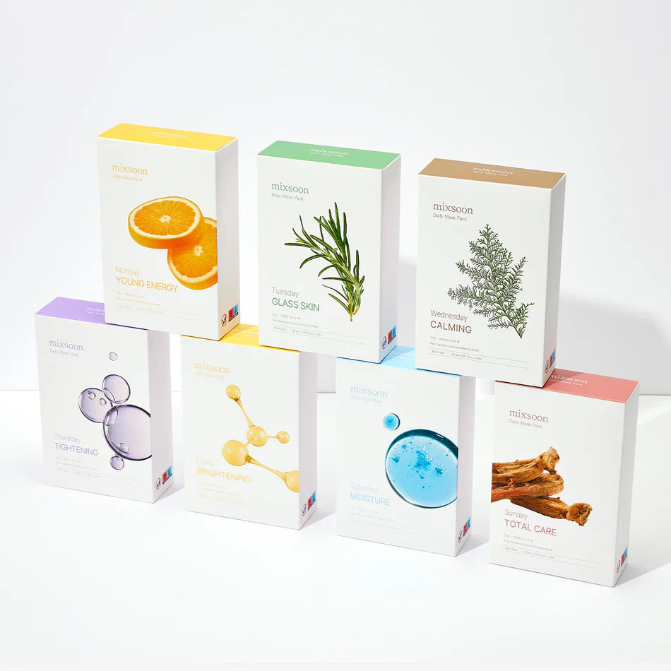 routine masque coreen mixsoon semainier
