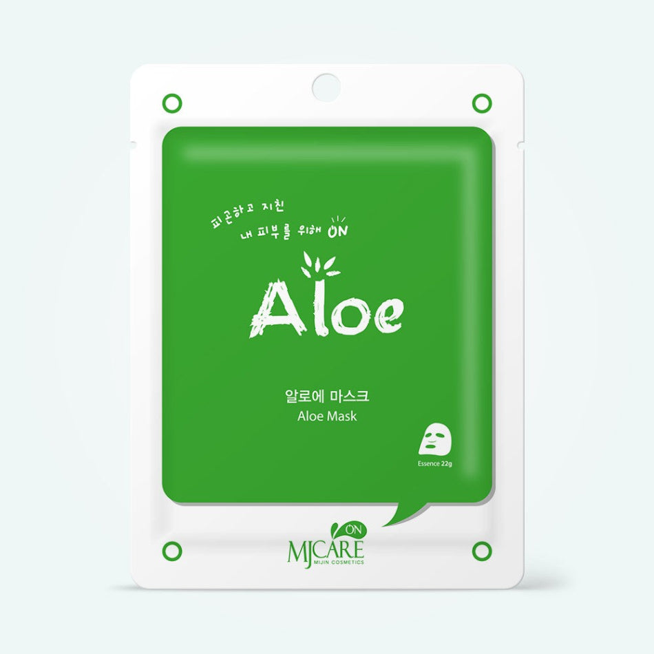 Masque visage à l’aloe vera MJ Care hydratant et apaisant pour la peau