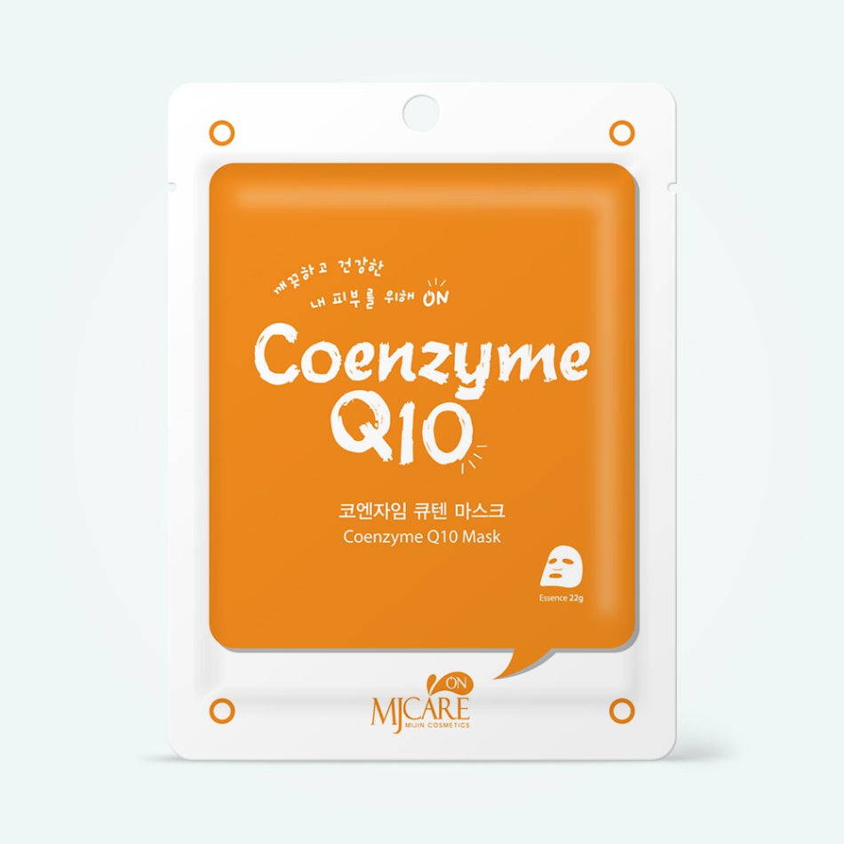Masque visage Coenzyme Q10 MJ Care anti-âge pour raffermir la peau et réduire les rides
