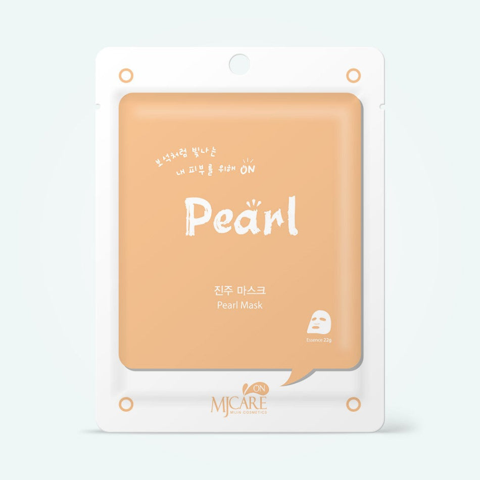 Masque tissu perle MJ Care Pearl illuminateur pour peau éclatante