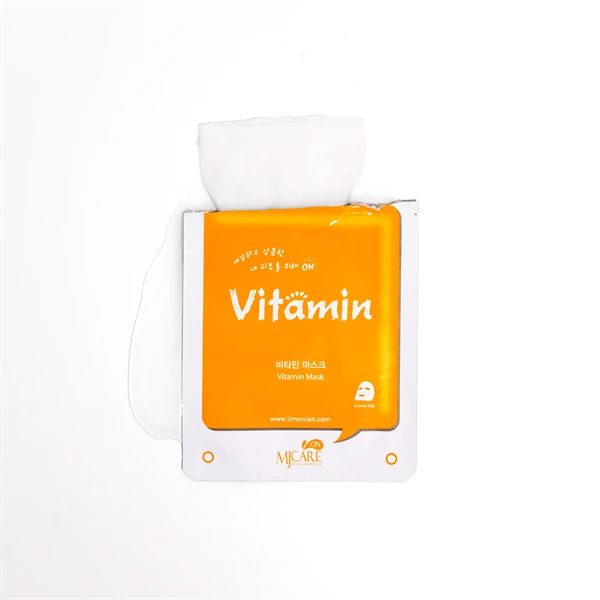Masque visage à la vitamine MJ Care pour illuminer la peau et raviver l’éclat du teint