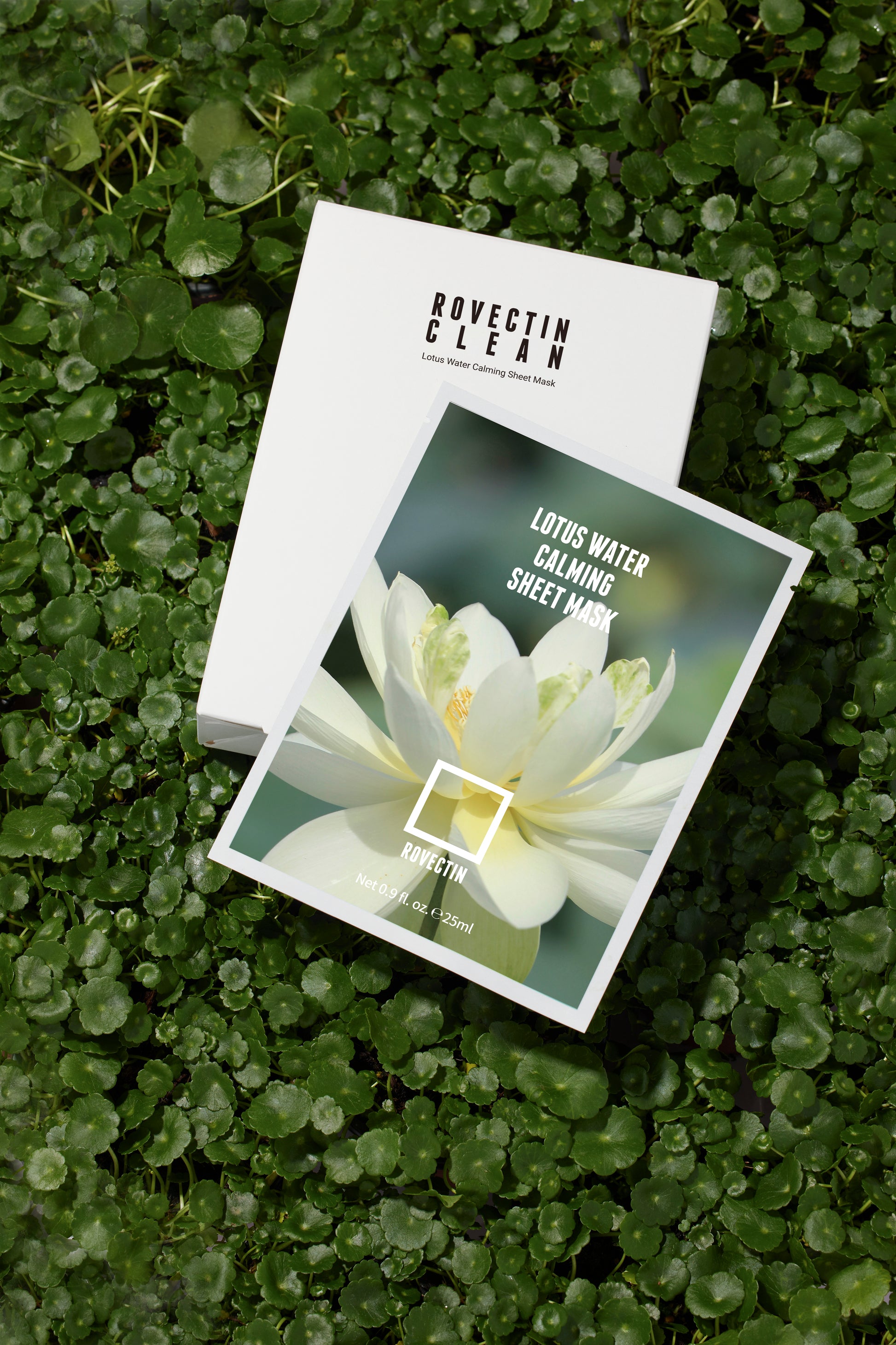 rovectin sheet mask coreen skincare calming lotus